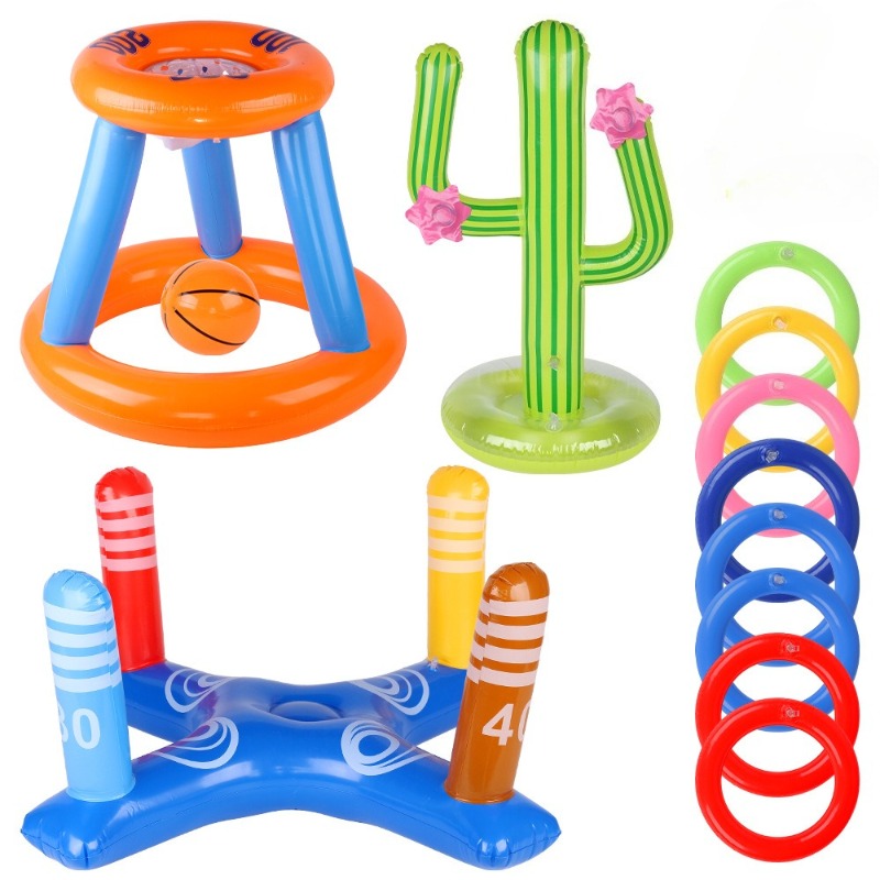 Kids Outdoor Games For Party - 풍선 선인장 링 던지기 게임 -