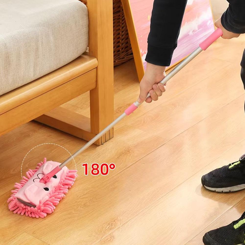 Kids Outdoor Broom - 미니 어린이 빗자루와 쓰레받기 세트, 만화