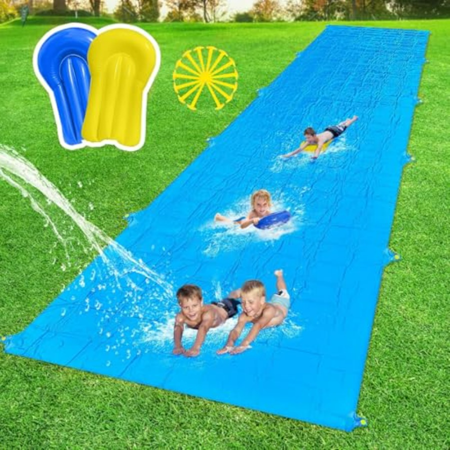 Kids Outdoor Water Slide - 어린이와 어른을 위한 뒷마당 여름 야외