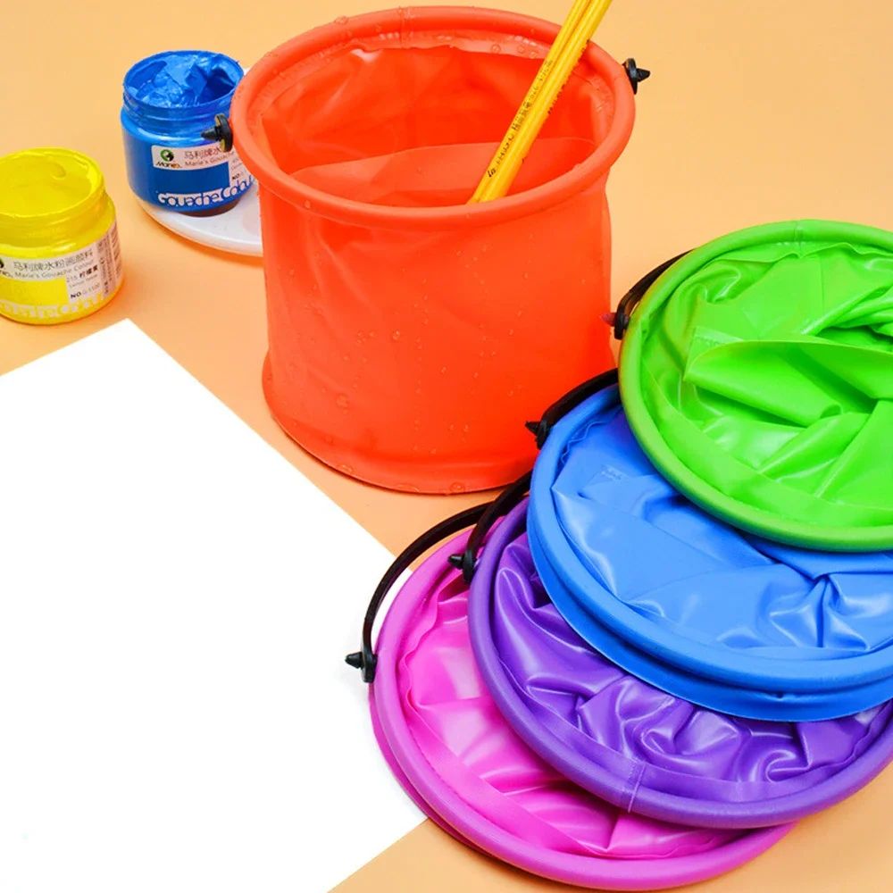 Kids Outdoor Water Toys - 접이식 해변 모래 양동이 휴대용 접이식