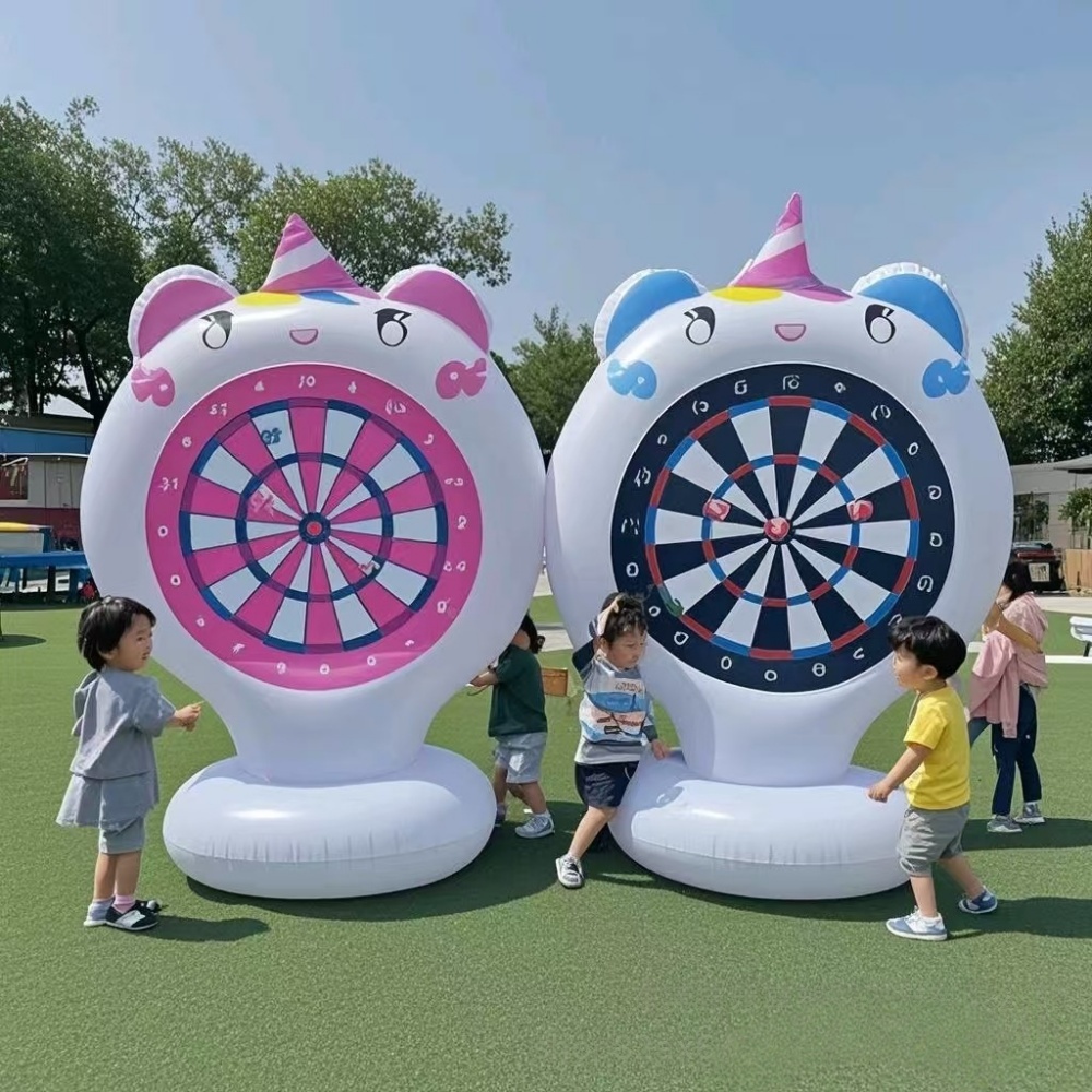 Kids Outdoor Games For Party - 풍선 유니콘 던지기 게임 타겟 스티커