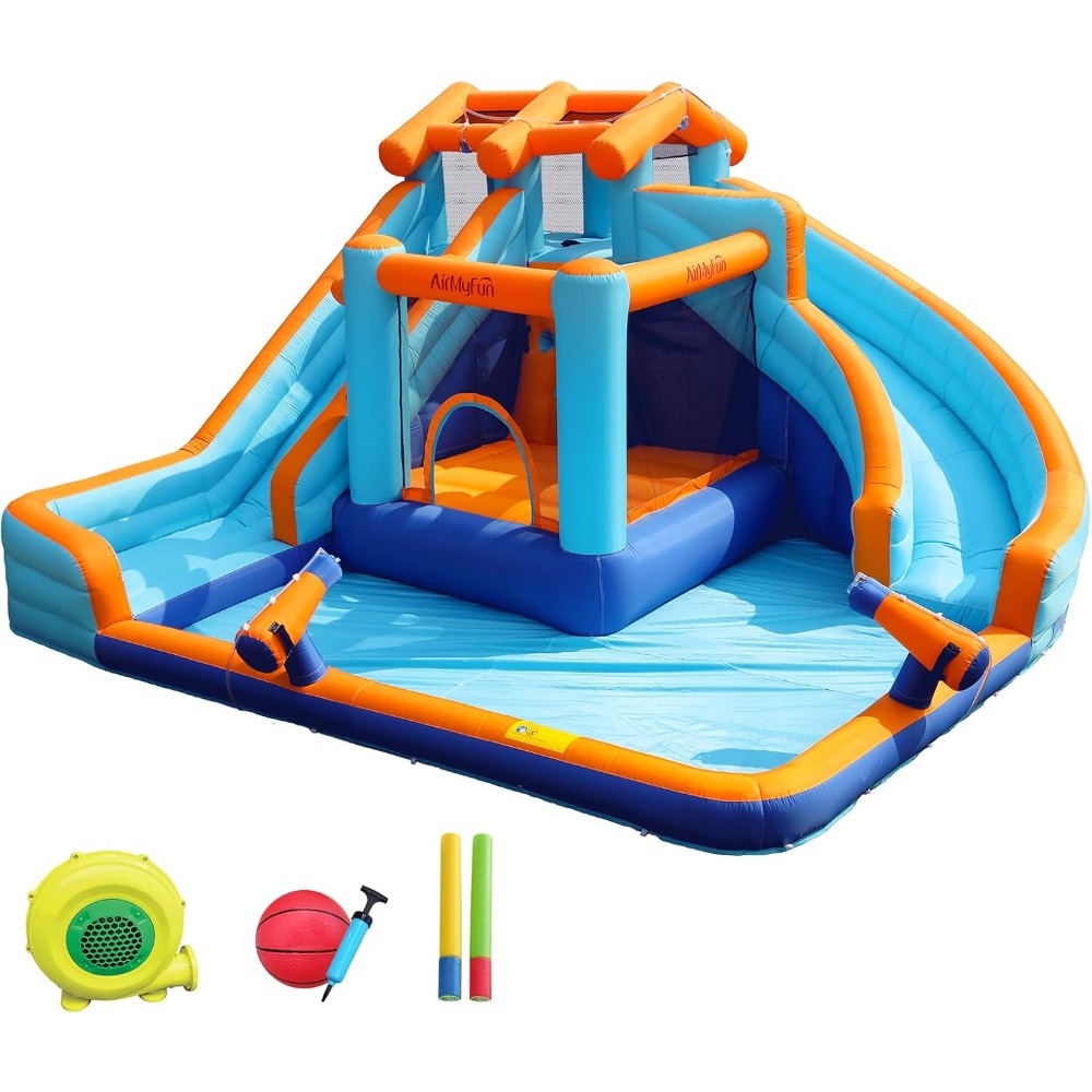 Kids Outdoor Water Slide - 대형 워터 슬라이드 바운스 하우스, 물놀이