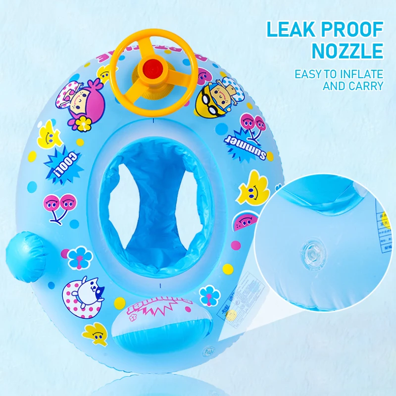스티어링 휠과 물 부동 수영 반지 여름 야외 양산 풍선 - Kids Outdoor Water Toys 리뷰 및 가격