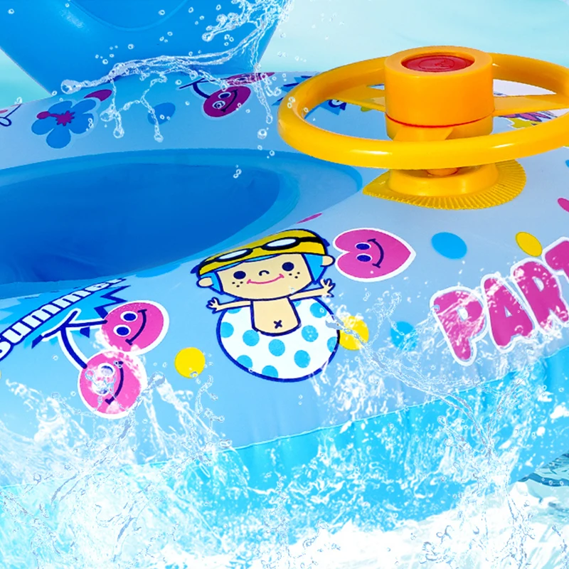 스티어링 휠과 물 부동 수영 반지 여름 야외 양산 풍선 - Kids Outdoor Water Toys 리뷰 및 가격
