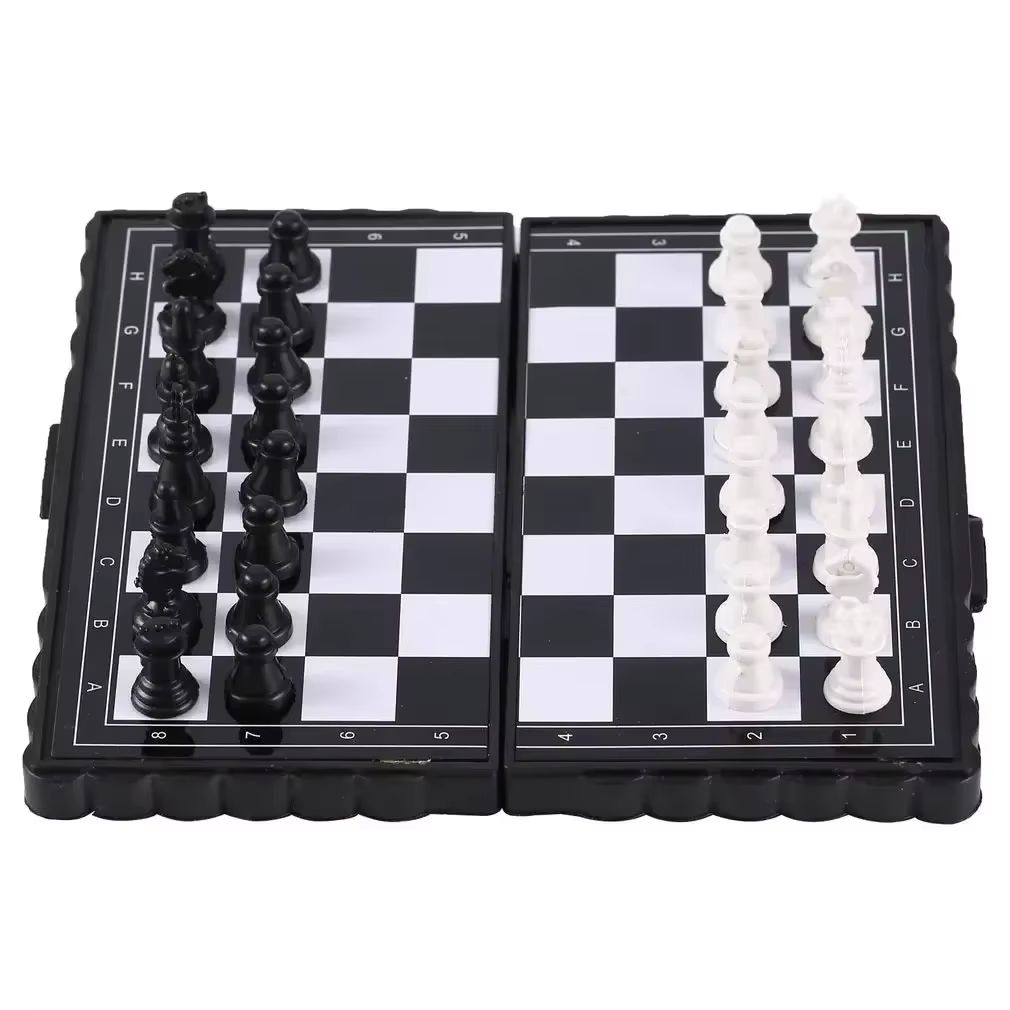 1Pc 미니 자기 체스 세트 접이식 자기 플라스틱 체스 - Outdoor Games For Kids 리뷰 및 가격