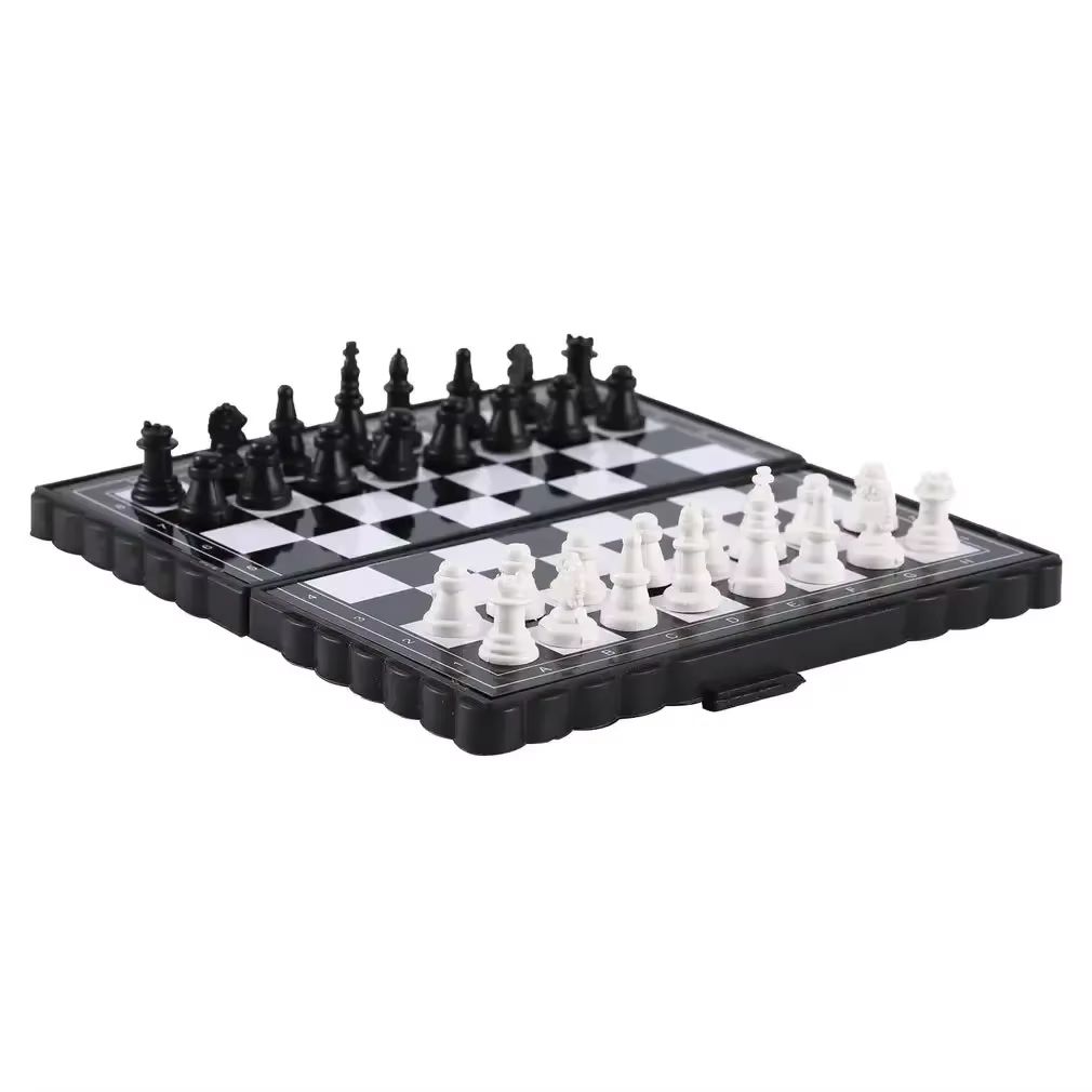1Pc 미니 자기 체스 세트 접이식 자기 플라스틱 체스 - Outdoor Games For Kids 리뷰 및 가격
