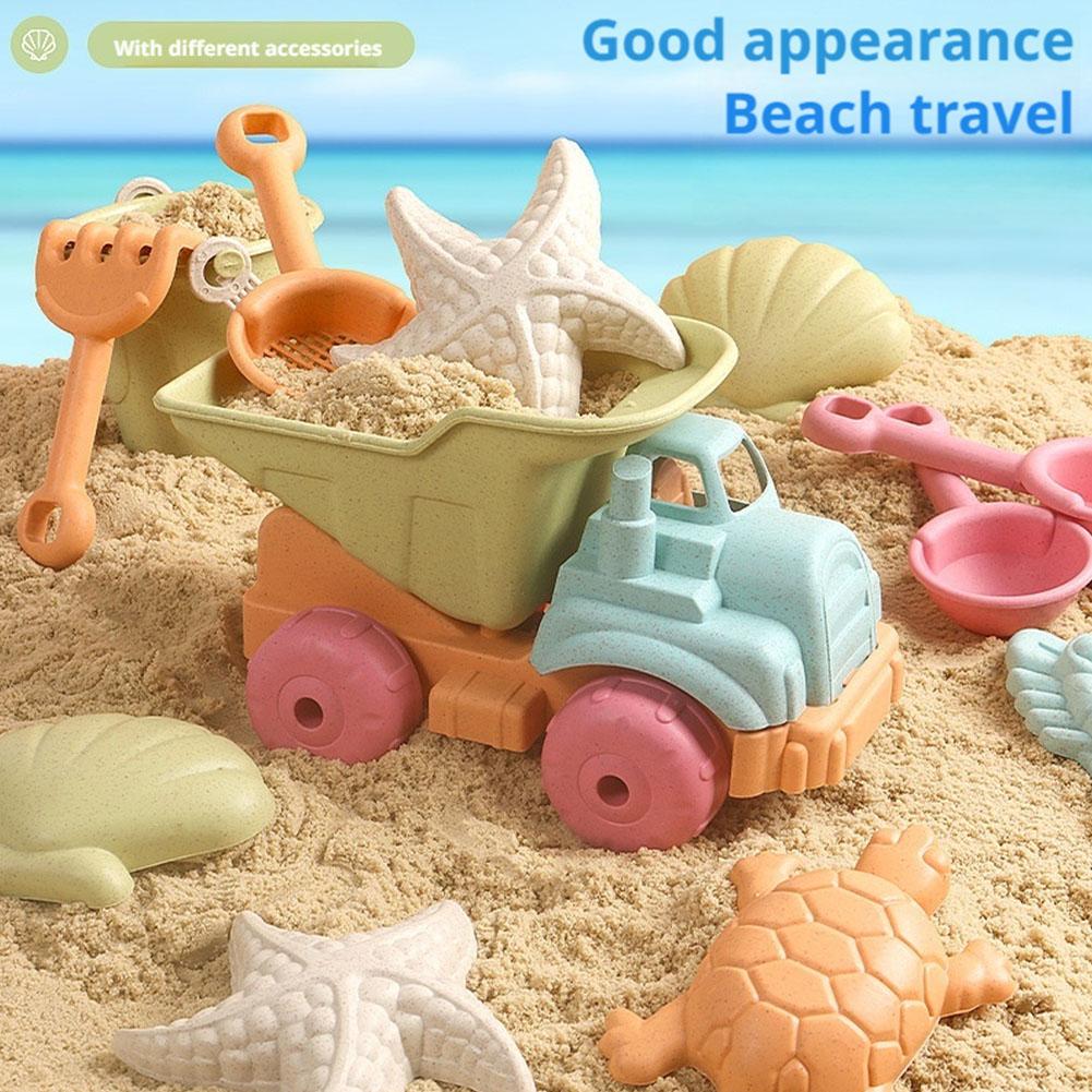 어린이를위한 7Pcs 해변 모래 장난감 세트 여름 야외 - Kids Outdoor Activity Toys 리뷰 및 가격
