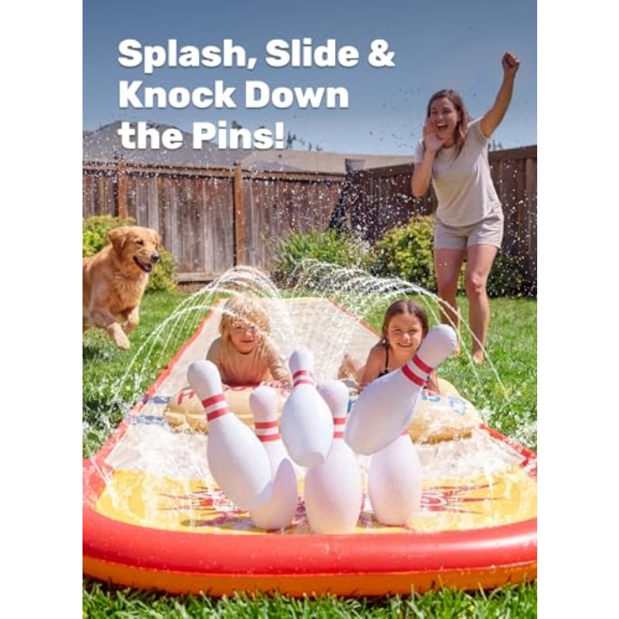아이들을 위한 마당 야외 놀이: 20피트 잔디밭 물 미 - Kids Outdoor Water Slide 리뷰 및 가격