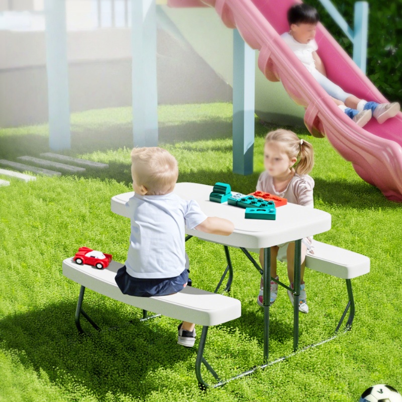 야외 어린이용 정원 학교 피크닉 캠핑용 내구성 있는 접 - Kids Outdoor Bench Table 리뷰 및 가격