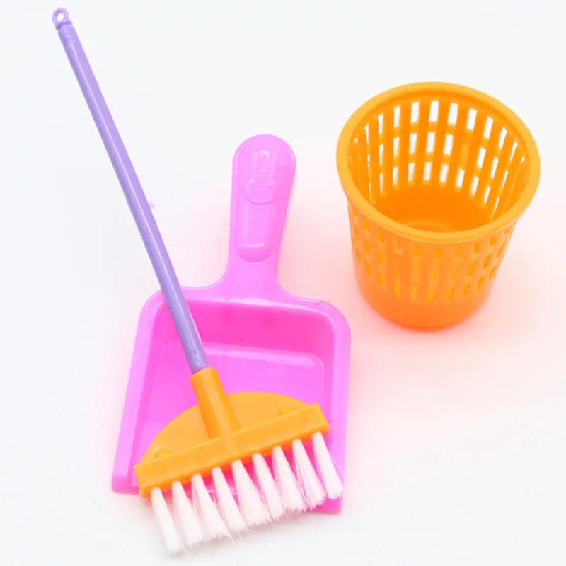 9PCS 미니어처 인형 집 청소 용품 미니 버킷 대걸레 - Kids Outdoor Broom 리뷰 및 가격