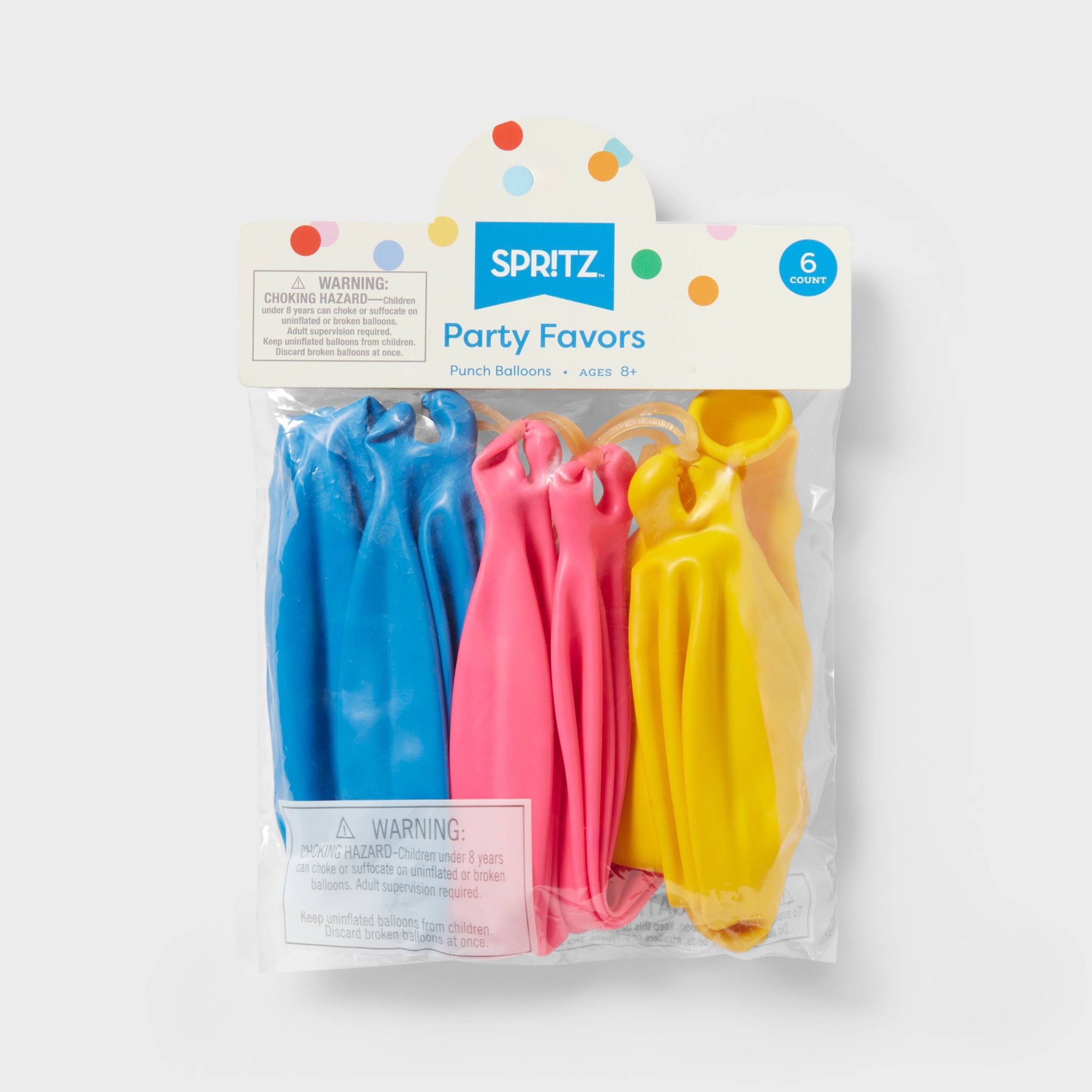 6개입 다색 펀치 풍선, 고무 밴드 손잡이 포함, 어린 - Kids Outdoor Games For Party 리뷰 및 가격