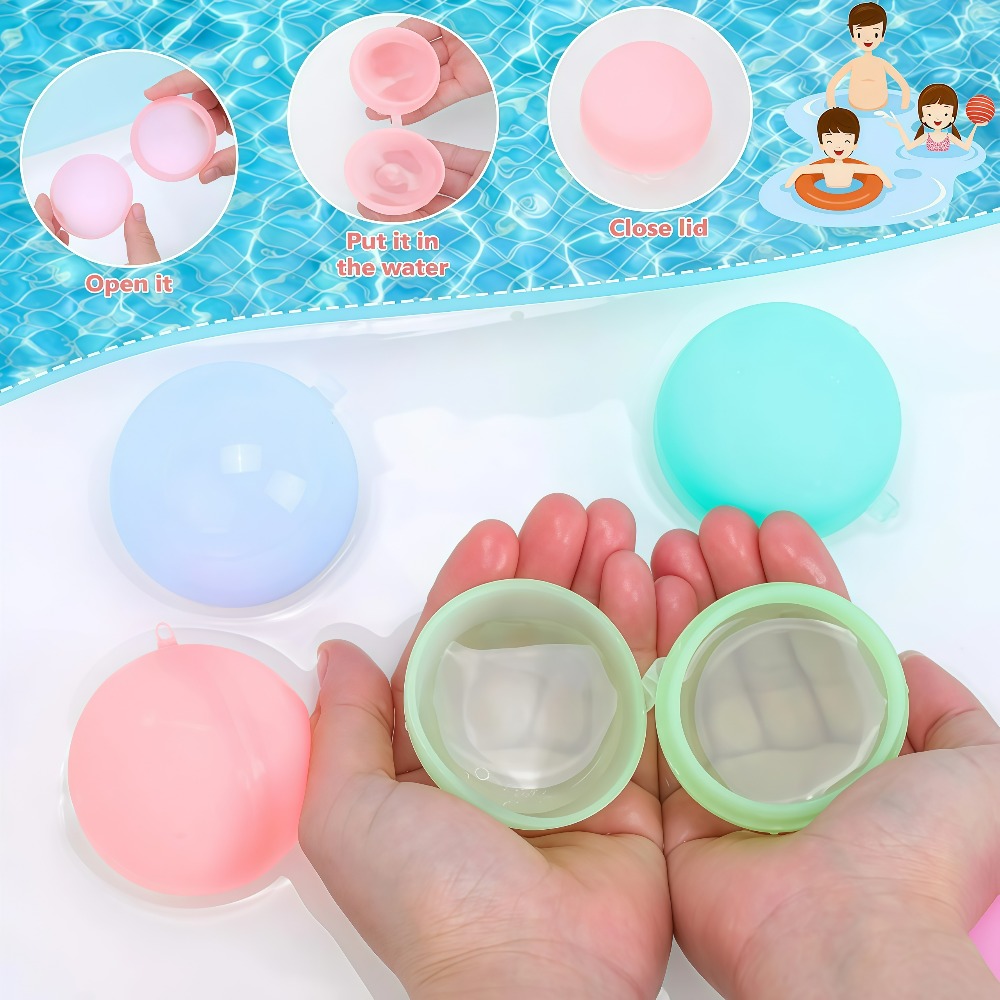 12/20/24/40개 재사용 가능한 물풍선, 수영장  - Kids Outdoor Water Toys 리뷰 및 가격