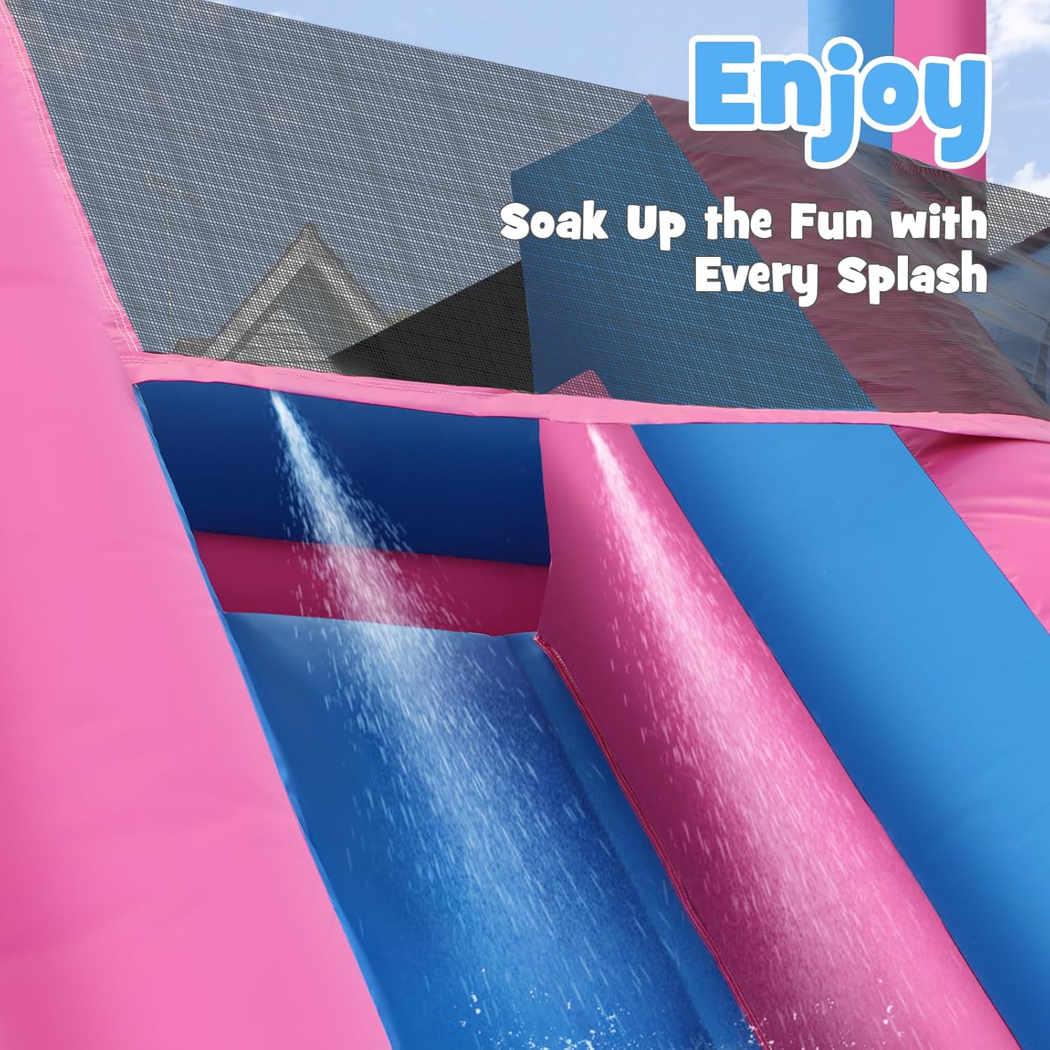 26.2피트(8미터) 대형 슬라이드형 물놀이 튜브, 대 - Kids Outdoor Water Slide 리뷰 및 가격