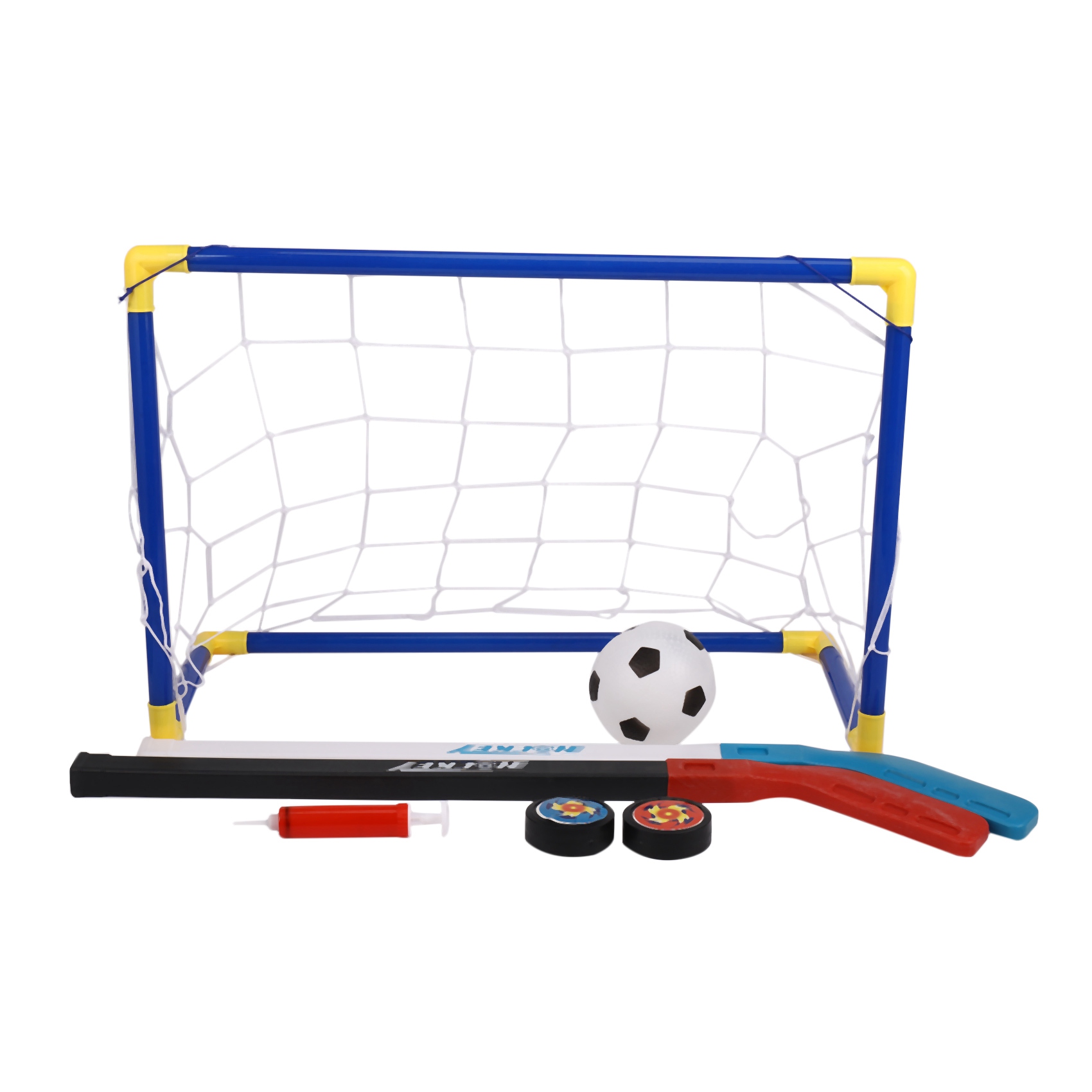 WOTT-2 2-in-1 실내/외 어린이용 스포츠 축구 - Kids Outdoor Hockey Set 리뷰 및 가격