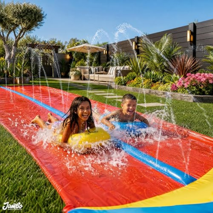 야외용 어린이 워터 슬라이드: 고강도 PVC, 파란색과 - Kids Outdoor Water Slide 리뷰 및 가격
