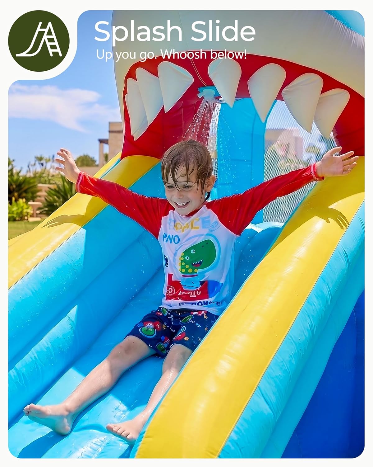 어린이용 에어바운스 워터슬라이드 (3~10세용, 수영장 - Kids Outdoor Water Slide 리뷰 및 가격