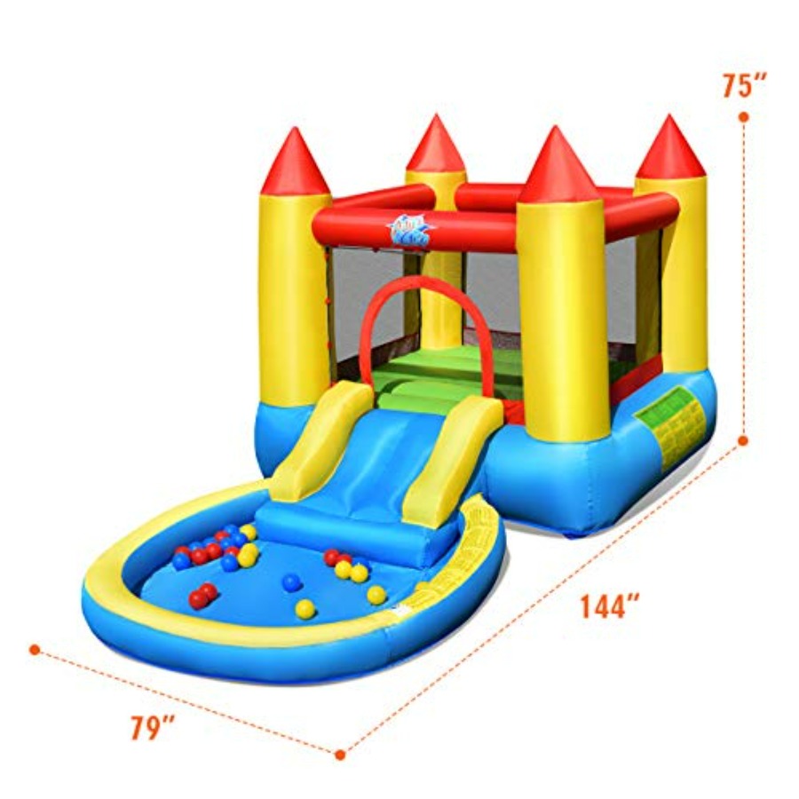 3~5세 어린이용 야외 마당 에어바운스: PVC 소재, - Kids Outdoor Water Slide 리뷰 및 가격