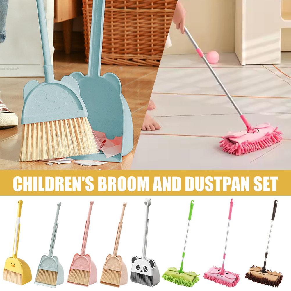 미니 어린이 빗자루와 쓰레받이 세트 만화 캐릭터 유연한 - Kids Outdoor Broom 리뷰 및 가격