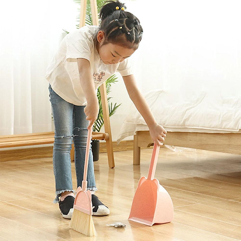 미니 어린이 빗자루와 쓰레받이 세트 만화 캐릭터 유연한 - Kids Outdoor Broom 리뷰 및 가격