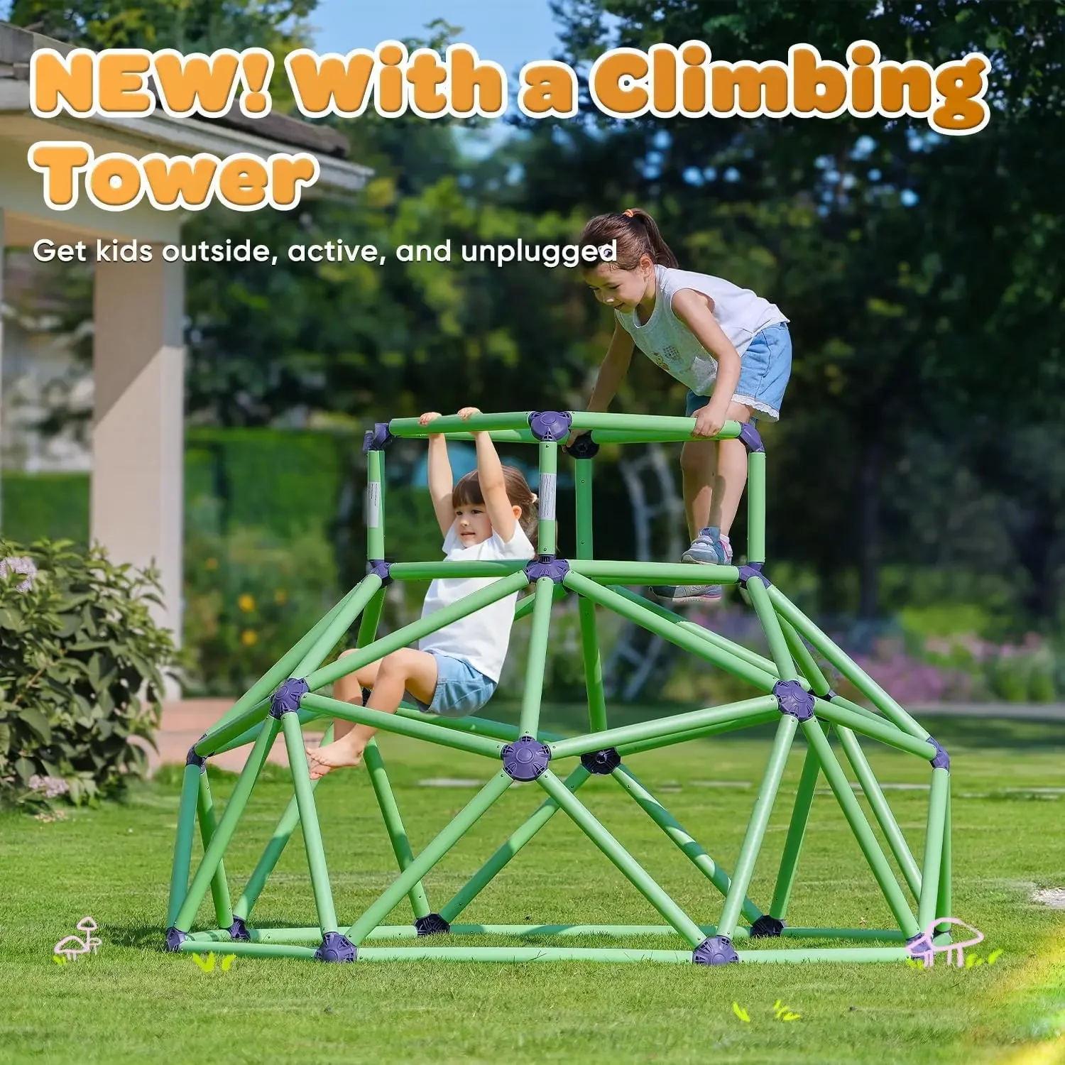 주파파 몽키바즈 클라이밍 돔 - 튼튼하고 휴대 가능한  - Kids Outdoor Jungle Gym Dome 리뷰 및 가격