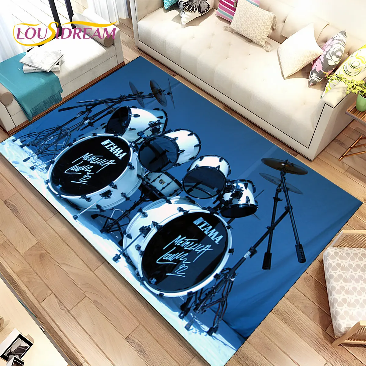 드럼 키트 음악 드럼 세트 악기용 러그, 가정 거실 침 - Kids Outdoor Instruments 리뷰 및 가격