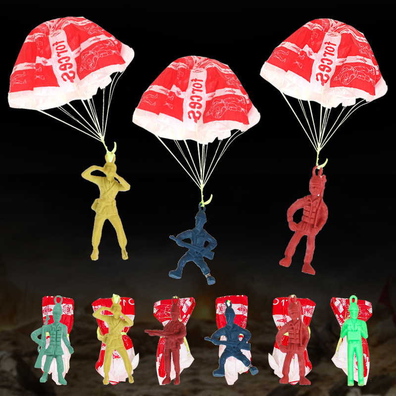 플라스틱 배출 낙하산 장난감, 야외 군인, 손으로 던지 - Kids Outdoor Games For Party 리뷰 및 가격