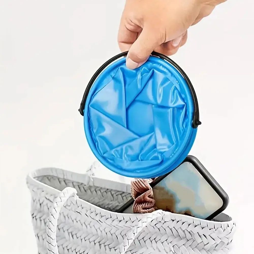 접이식 해변 모래 양동이 휴대용 접이식 손잡이 양동이  - Kids Outdoor Water Toys 리뷰 및 가격