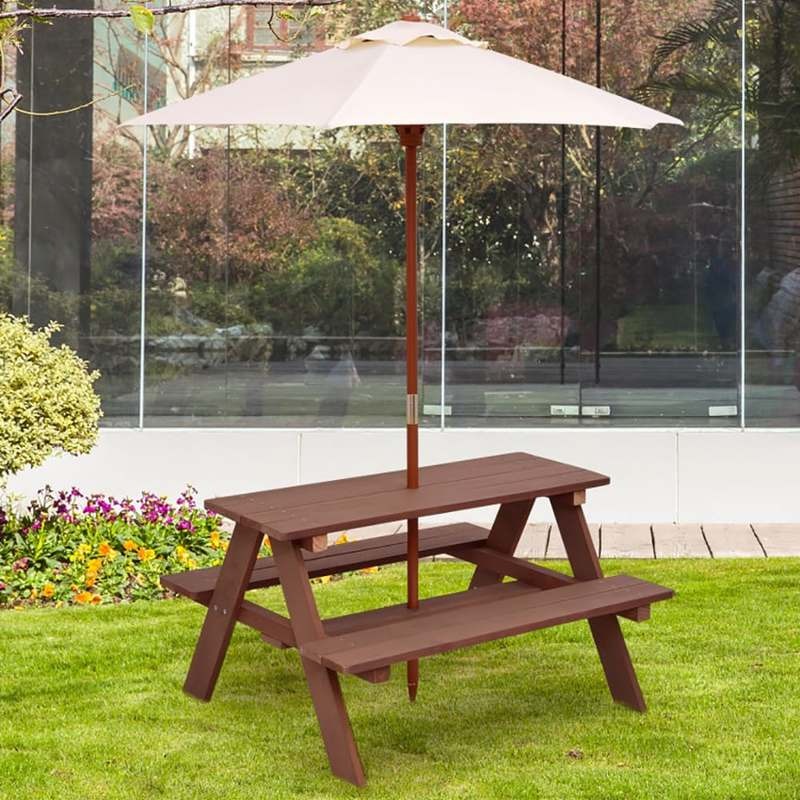 야외용 4인용 어린이 피크닉 테이블 벤치 세트 (탈부착 - Kids Outdoor Bench Table 리뷰 및 가격