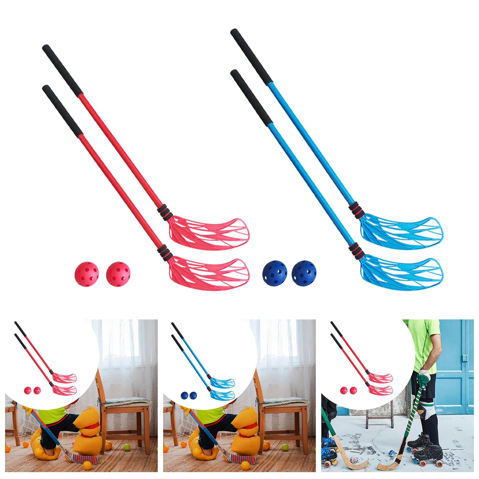 2개 세트 플로어 하키 스틱 세트 유아용 인터랙티브 게 - Kids Outdoor Hockey Set 리뷰 및 가격