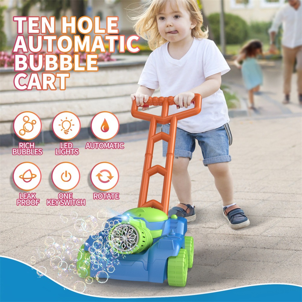 어린이 버블 잔디깎이 푸시형 전자 버블 블로워 머신 야 - Kids Outdoor Lawn Mower 리뷰 및 가격